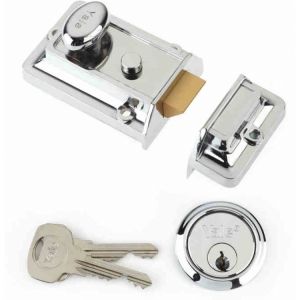 Yale 77 Traditional Nightlatch Chrome or Brass Case (77)